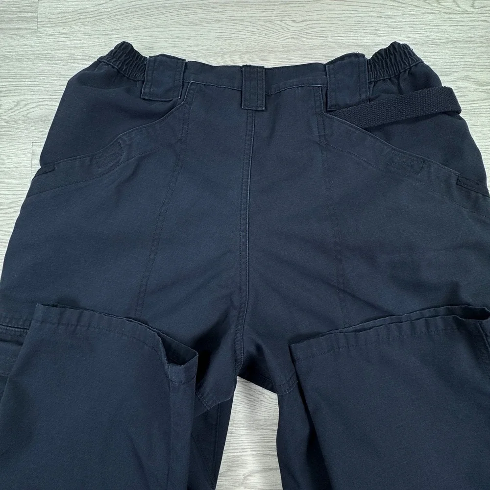 5.11 Tactical Men's Cargo Pants Cotton Canvas Navy Blue 34X30 Workwear Techwear